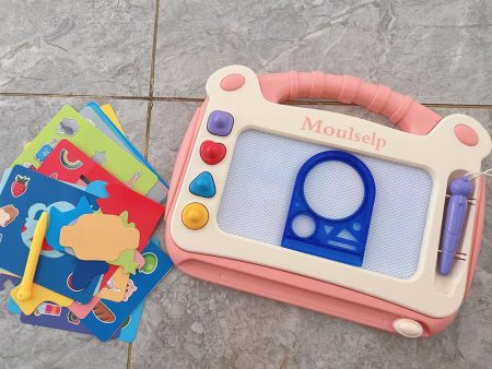 Moulselp Drawing Toys, 2-3 Years Old Girls Toys, Magnetic Drawing Pads for Girls with Detachable Legs Graffiti Pads, Table Drawing Pads, Learning Toddlers Toys 2 3 4 Easter Gifts for Girls Boys For Sale