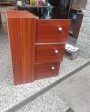 Liampoo locker,Business Furniture Series C 3 Drawer Mobile File Cabinet in Mahogany Hot on Sale