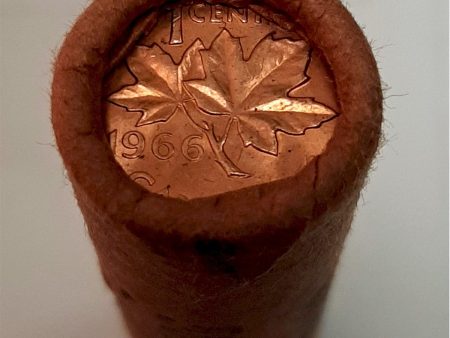 1966 Canada 1-cent Original Roll of 50pcs Sale