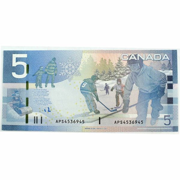 BC-67b 2008 Canada $5 Jenkins-Carney, APS, CUNC Fashion